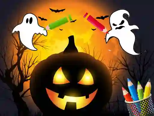 Igra Scary Party Coloring spletu
