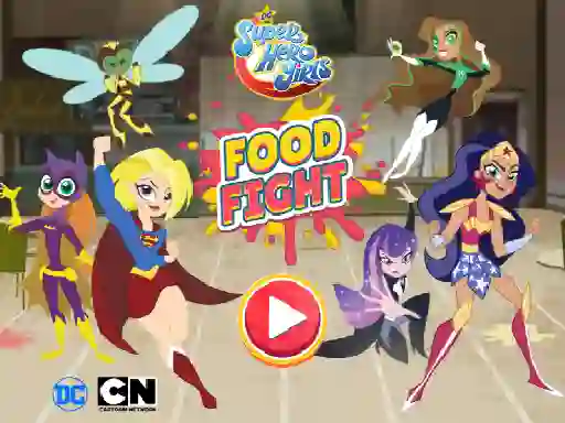 Igra DC Super Hero Girls Food Fight spletu