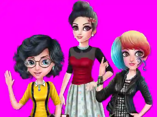Igra College Girl Squad Fashion Dressup spletu