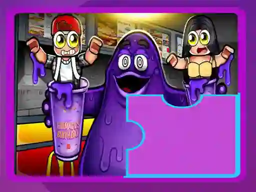 Igra Grimace Shake Puzzle spletu