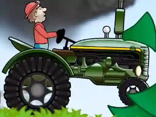 Igra Tractor Driving Hill Climb 2D spletu
