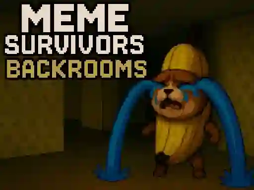 Igra Meme Survivors: Backrooms spletu