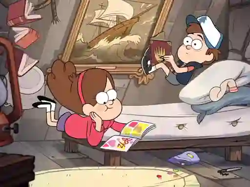 Igra Gravity Falls Slide spletu