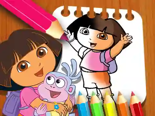 Igra Dora the Explorer the Coloring Book spletu