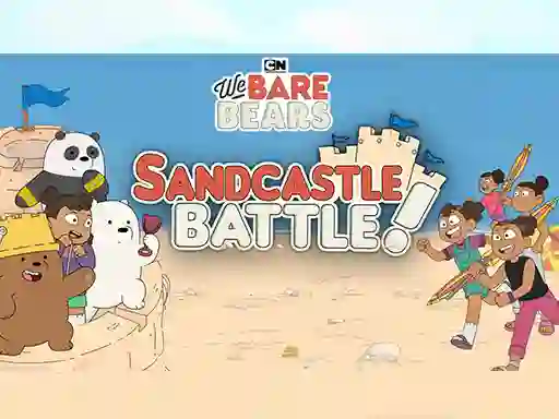 Igra Sandcastle Battle! We Bare Bears spletu