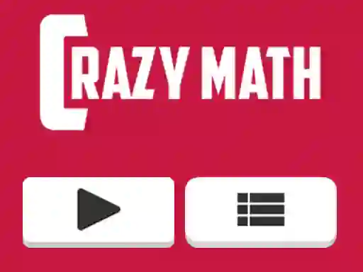 Igra Crazy Math spletu