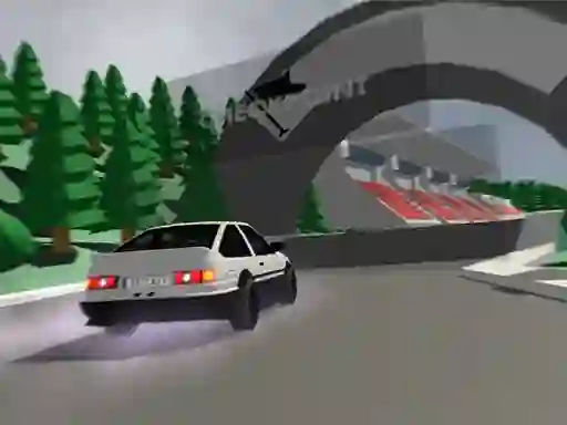 Igra Low poly car racing spletu