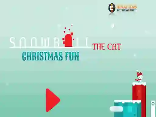 Igra Snowball The Cat Christmas Fun spletu