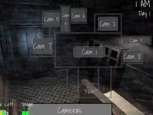 Igra Five Nights at Horror Games spletu