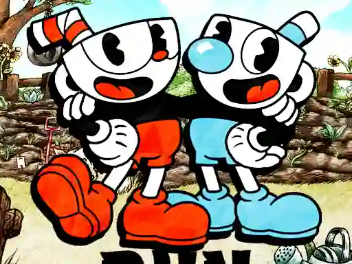 Igra Cuphead Run version spletu
