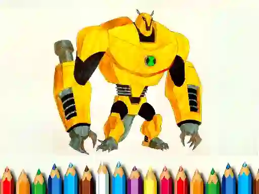 Igra Ben10 Monsters Coloring book spletu