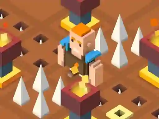 Igra Endless Blocky Platformer spletu