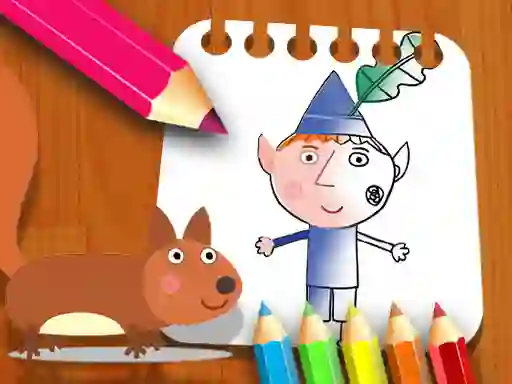 Igra Ben Hollys Coloring Book spletu