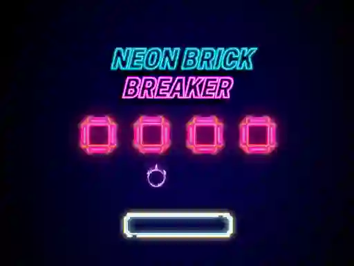 Igra Neon Brick Breaker spletu