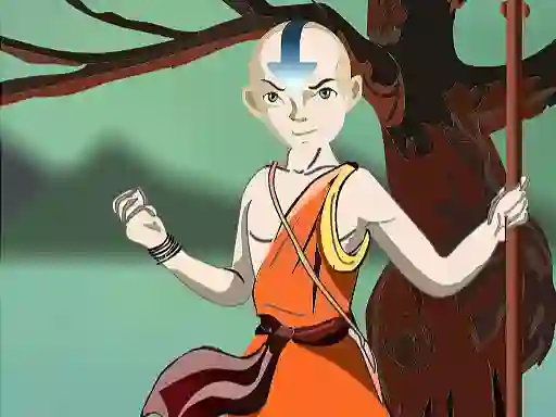 Igra Avatar Aang DressUp spletu
