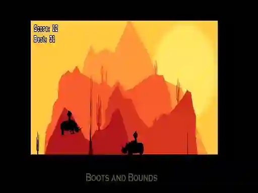 Igra Boots & Bounds spletu