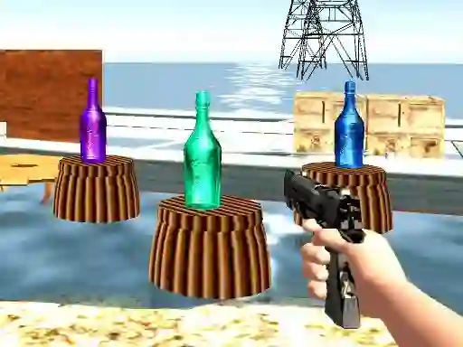 Igra Bottle Shooter games spletu