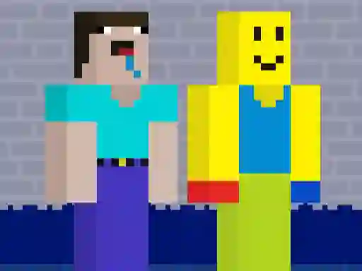 Igra NoobLOX Rainbow Friends spletu