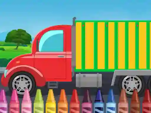 Igra Truck Coloring spletu