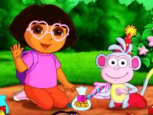 Igra Dora Kids Puzzles spletu