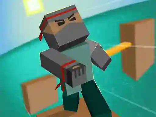 Igra Blocky Parkour Ninja spletu