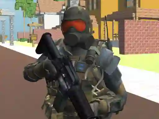 Igra Pixel zombie survival spletu