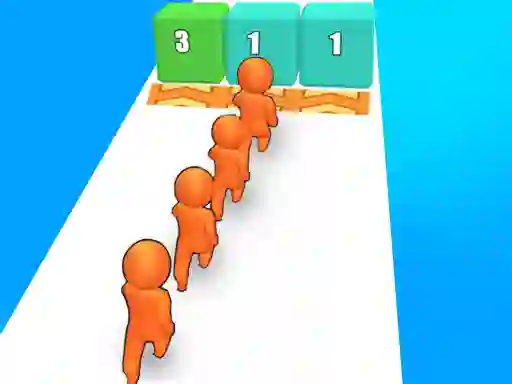 Igra Crowd Stack 3D spletu