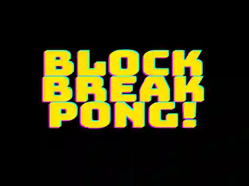 Igra Block break pong! spletu
