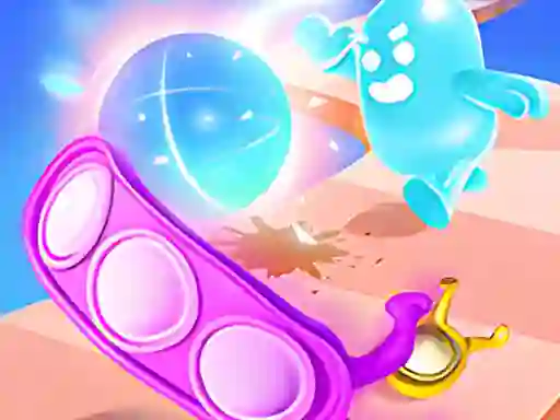 Igra Bubble run spletu