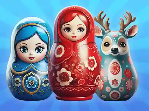 Igra Sort by Matryoshka Shelves! spletu