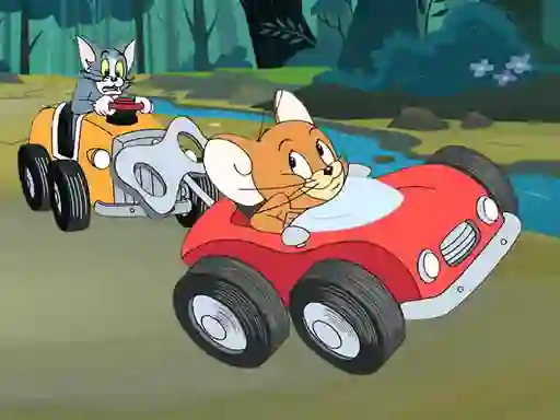 Igra Tom and Jerry Car Jigsaw spletu