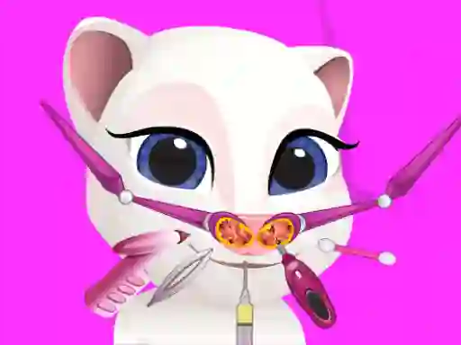 Igra Little Angela Nose Doctor spletu