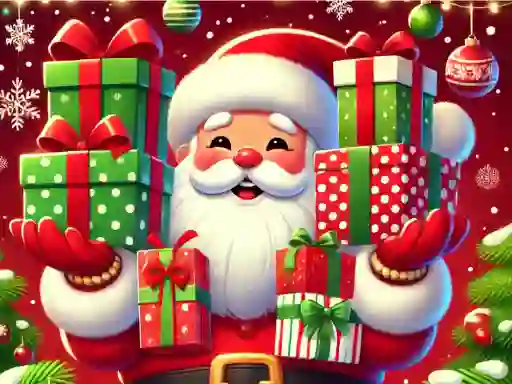 Igra Christmas Gift Jump spletu