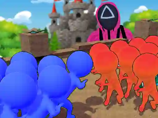 Igra Squid Game Crowd Pusher spletu