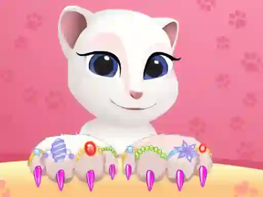 Igra Talking Tom Angela Great Manicure spletu