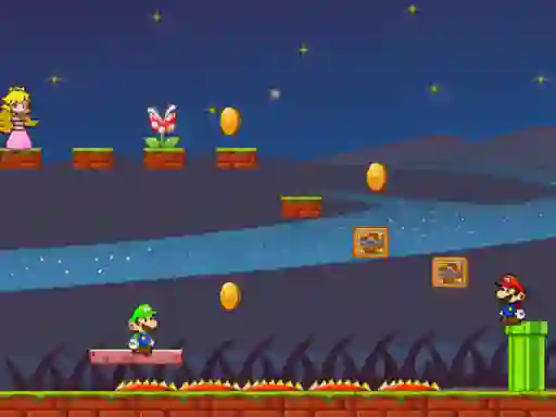 Igra Mario Bros Save Princess spletu