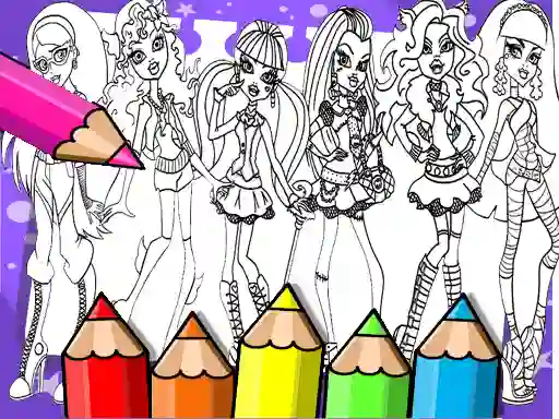 Igra Monster High Coloring Book spletu