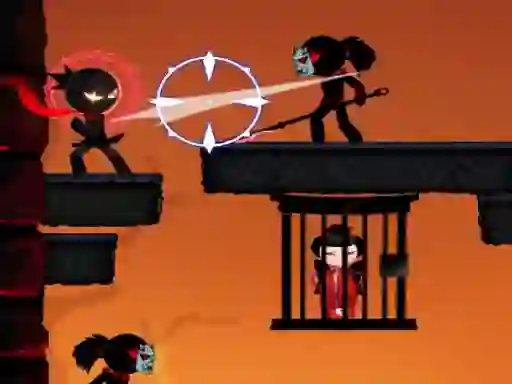 Igra Ninja Stickman Warrior spletu