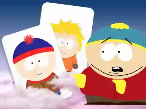 Igra South Park memory card match spletu