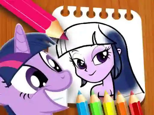 Igra Equestria Girls Coloring Book spletu