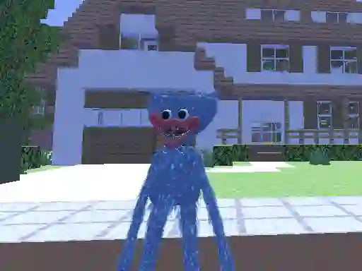 Igra Huggy Wuggy in Minecraft spletu