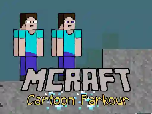 Igra Mcraft Cartoon Parkour spletu