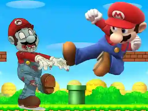Igra Super Mario vs Zombies spletu