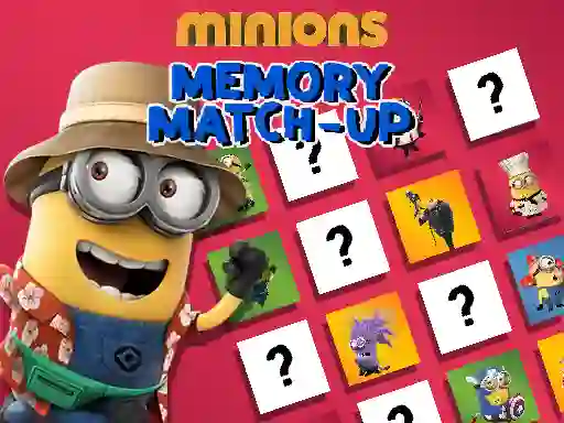 Igra Minions Memory Match Up spletu