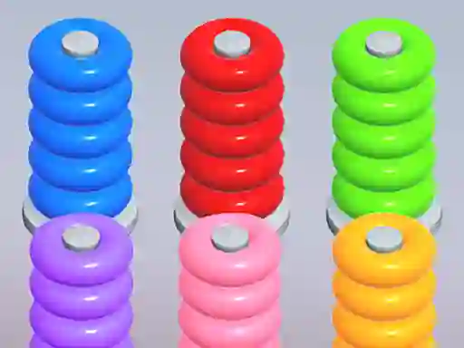 Igra Color Ring Sort spletu