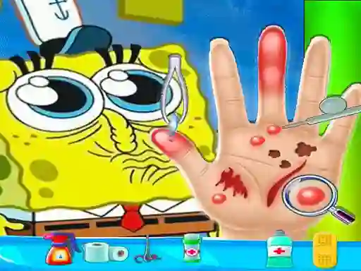 Igra Spongebob Hand Doctor spletu