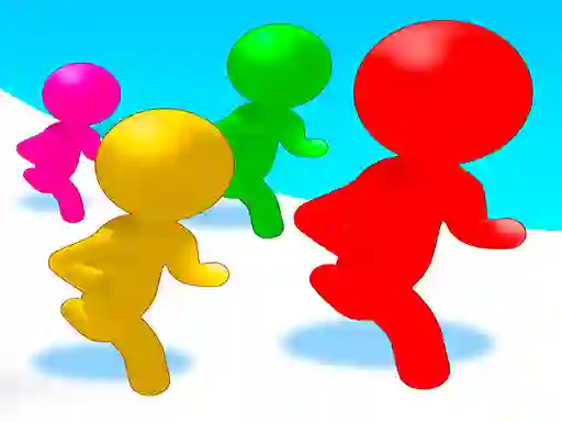 Igra Stickmen Color Run Switch spletu