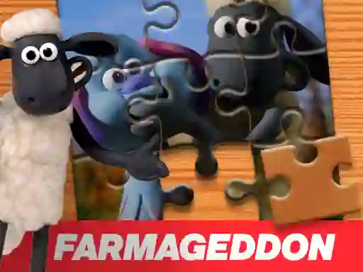 Igra  A Shaun the Sheep Movie Farmageddon Jigsaw Puzzle spletu
