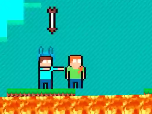 Igra Pixel Battle Upward spletu