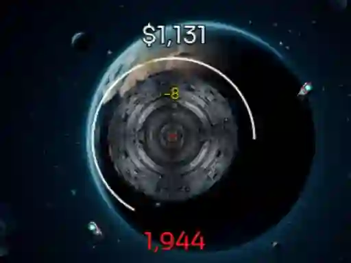 Igra Deep Space Idle spletu